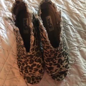 Animal print shoes